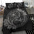 Hawaii Yin Yang Turtle Shark Hibiscus Plumeria Bedding Set - Gray - Polynesian Pride