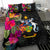 Solomon Islands Bedding Set - Polynesian Hibiscus Pattern Black - Polynesian Pride