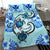 Hawaii Polynesian Plumeria Hibiscus Turtle Bedding Set - AH - Jack Style - Blue - Polynesian Pride