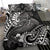 Tahiti Bedding Set - White Shark Polynesian Tattoo - Polynesian Pride