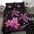 Hawaii Polynesian Turtle Plumeria Bedding Set - Pog Style Pink - Polynesian Pride