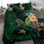 Tiki Polynesian Bedding Set Turtle Hibiscus - Green - Polynesian Pride