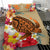 Hawaii Bedding Set - Hawaii Tropical Turtle Hibiscus And Plumeria Bedding Set - Polynesian Pride