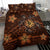 Hawaii Mix Polynesian Turtle Plumeria Bedding Set - AH - Nick Style - Orange - Polynesian Pride