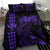 Hawaii Map Kanaka Polynesian Hula Girl Bedding Set - Purple - Polynesian Pride