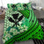 Kanaka Maoli (Hawaiian) Bedding Set - Lauhala Polynesian Hibiscus Green - Polynesian Pride