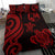 Tonga Polynesian Bedding Set - Red Tentacle Turtle - Polynesian Pride