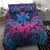 Hawaii Turtle Wave Polynesian Bedding Set - Hey Style Blue - Polynesian Pride