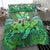 Hawaii Turtle Wave Polynesian Bedding Set - Hey Style Green - Polynesian Pride