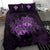 Hawaii Bedding Set - Turtle Strong Pattern Hibiscus Plumeria Violet AH - Polynesian Pride