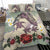 Hawaii Turtle Shark Hibiscus Bedding Set - Beige - LH Style - Polynesian Pride