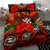 Kanaka Maoli (Hawaiian) Bedding Set - Polynesian Turtle And Hibiscus Red - Polynesian Pride