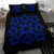 Hawaiian Bedding Set Royal Pattern - Black And Blue - A1 Style - Polynesian Pride