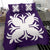 Hawaiian Bedding Set Royal Pattern - Purple - A2 Style - Polynesian Pride