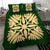 Hawaiian Bedding Set Royal Pattern - Green - A3 Style - Polynesian Pride