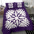 Hawaiian Bedding Set Royal Pattern - Purple - A3 Style - Polynesian Pride