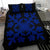 Hawaiian Bedding Set Royal Pattern - Black And Blue - C2 Style - Polynesian Pride