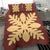 Hawaiian Royal Pattern Bedding Set - Coral - D1 Style - Polynesian Pride