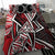 Cook Islands Bedding Set - Tribal Flower Special Pattern Red Color - Polynesian Pride