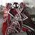 Wallis and Futuna Bedding Set - Tribal Flower Special Pattern Red Color - Polynesian Pride