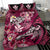 Kanaka Maoli (Hawaiian) Bedding Set - Waves Polynesian Turtle Hibiscus (Pink) - Polynesian Pride