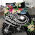 Marshall Islands Polynesian Bedding Set - Summer Plumeria (Black) - Polynesian Pride