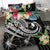 YAP Polynesian Bedding set - Summer Plumeria (Black) - Polynesian Pride