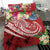 Fiji Polynesian Bedding Set - Summer Plumeria (Red) - Polynesian Pride