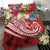 Kosrae Polynesian Bedding Set - Summer Plumeria (Red) - Polynesian Pride