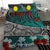 Palau Polynesian Bedding Set - Lizard And Turtle Green - Polynesian Pride