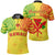 Hawaiian Kanaka Polo Shirt Flag Nation Yellow Demodern Unisex Yellow - Polynesian Pride