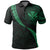 Hawaiian Kanaka Polo Shirt Mano Kihikihi Green - Polynesian Pride