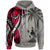 Austral Islands Zip up Hoodie Classical Coconut Tree Unisex Gray - Polynesian Pride