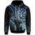 Kosrae Custom Hoodie Blue Turtle Unisex Blue - Polynesian Pride