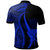 Hawaii Polo Shirt Blue Polynesian Tentacle Tribal Pattern - Polynesian Pride