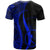 Yap T Shirt Blue Micronesian Tentacle Tribal Pattern - Polynesian Pride