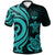 Marshall Islands Polo Shirt Turquoise Tentacle Turtle Unisex Turquoise - Polynesian Pride