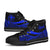 Hawaii High Top Shoes Blue - Polynesian Tentacle Tribal Pattern - Polynesian Pride