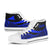 Tokelau High Top Shoes Blue - Polynesian Tentacle Tribal Pattern - Polynesian Pride