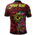 Custom Polynesian Polo Shirt Vanuatu Symbols With Hibiscus Ver03 - Polynesian Pride