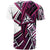 TongaT Shirt Tribal Flower Special Pattern Purple Color - Polynesian Pride