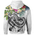 FSM Polynesian Hoodie Summer Plumeria (White) - Polynesian Pride