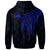 Tokelau Polynesian Custom Hoodie Polynesian Wings (Blue) - Polynesian Pride