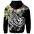 Wallis and Futuna Polynesian Hoodie Summer Plumeria (Black) - Polynesian Pride