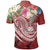 Polynesian Samoa Polo Summer Plumeria (Red) - Polynesian Pride