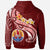 Tahiti Hoodie Tahiti Seal Polynesian Patterns Plumeria - Polynesian Pride