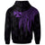 Wallis and Futuna Custom Zip up Hoodie Polynesian Wings Purple - Polynesian Pride