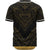 Kosrae State Baseball Shirt - Polynesian Gold Patterns Collection - Polynesian Pride