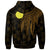 Palau Polynesian Custom Zip up Hoodie Polynesian Wings (Golden) - Polynesian Pride