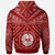 Tahiti Hoodie Tahiti Seal In Polynesian Tattoo Style (Red) - Polynesian Pride